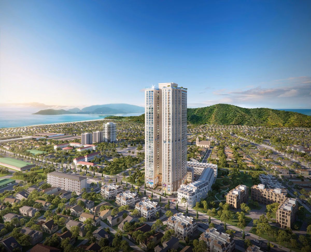 Vị trí dự án La Perle Heritage với tầm nhìn bao trọn thành phố và biển Nha Trang